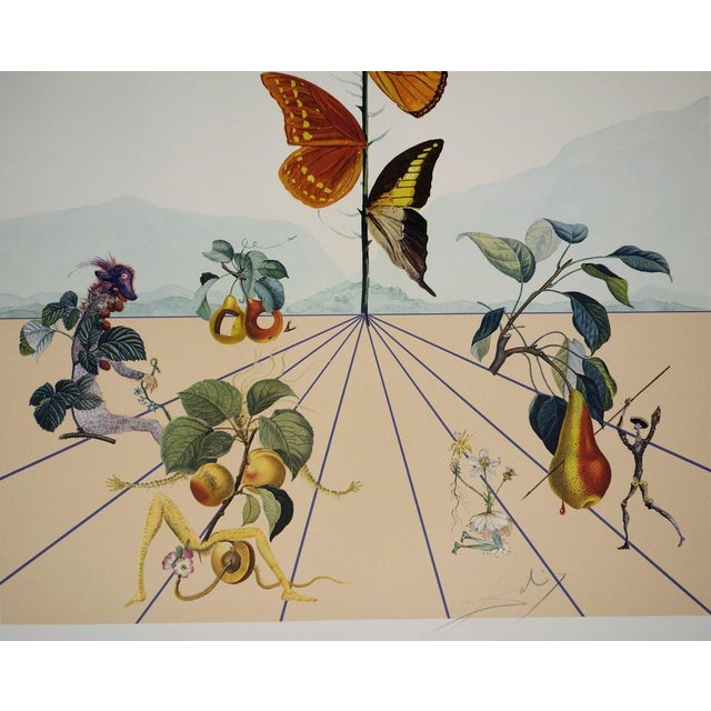 Salvador Dali, Flordali II, Lithograph For Sale - Image 5 of 7