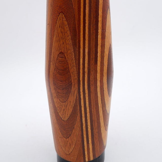 Mid-Century Scandinavian Wooden Vase, 1960s For Sale - Image 12 of 16