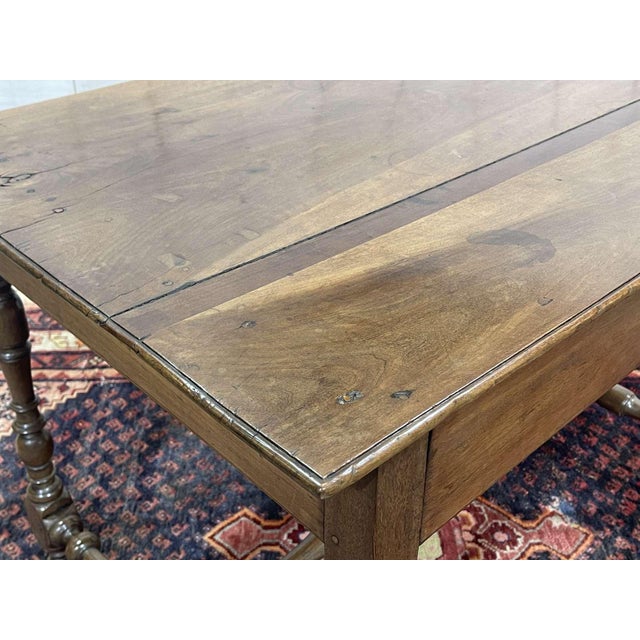 Antique Desk in Walnut and Oak, 1800s For Sale - Image 13 of 18