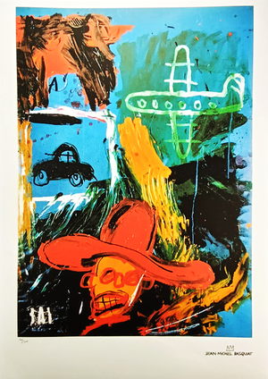 Jean-Michel Basquiat, Composition, Limited Edition Lithograph