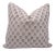 Fabdivine Hand-Printed Decorative Pillow Cover 20x20 Inch Block Print Thick Linen -Bagru Buti For Sale
