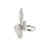 Early 21st Century 18k White Gold 7ctw Square Baguettes and Rounds Diamond Butterfly Cocktail Ring, Size 7 For Sale - Image 5 of 8