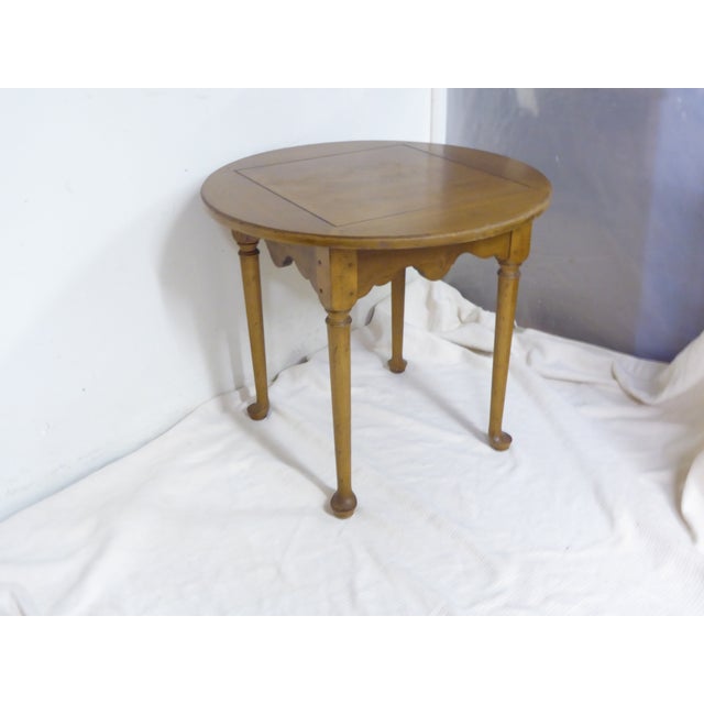 This pair of Queen Anne Style Tables are marked Drexel on the underside.