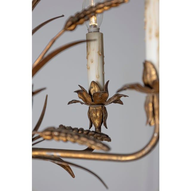Gold 20th Century French Chandelier - Inspired By Coco Chanel For Sale - Image 8 of 10