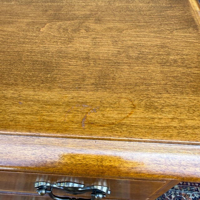 1970s Ethan Allen Heirloom Collection Traditional Solid Maple 7 Drawer Lingerie Chest (10-5354 Nutmeg) For Sale - Image 11 of 11