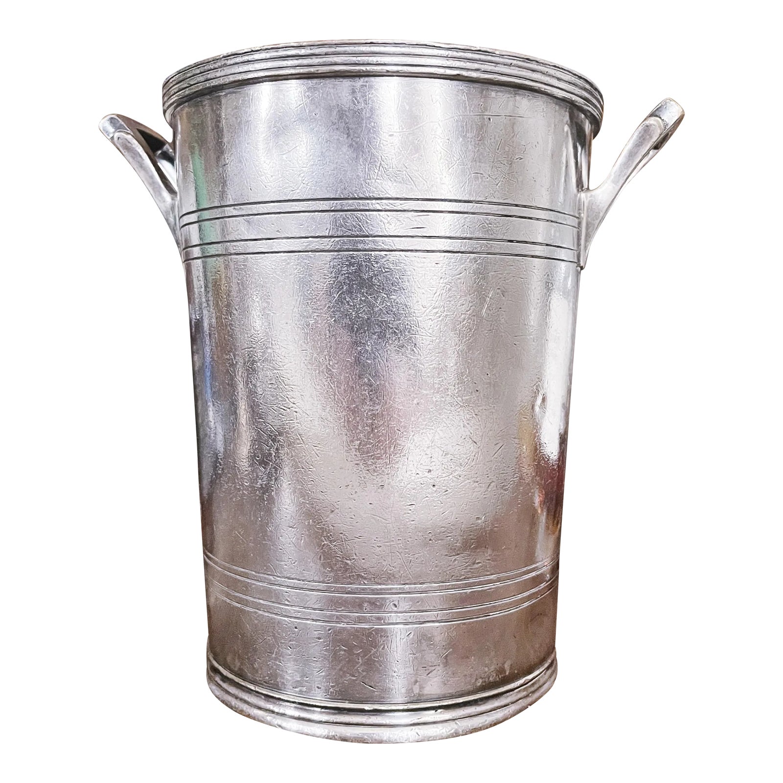 1950s Vintage Silver Champagne Bucket From the Greenbrier Hotel Chairish