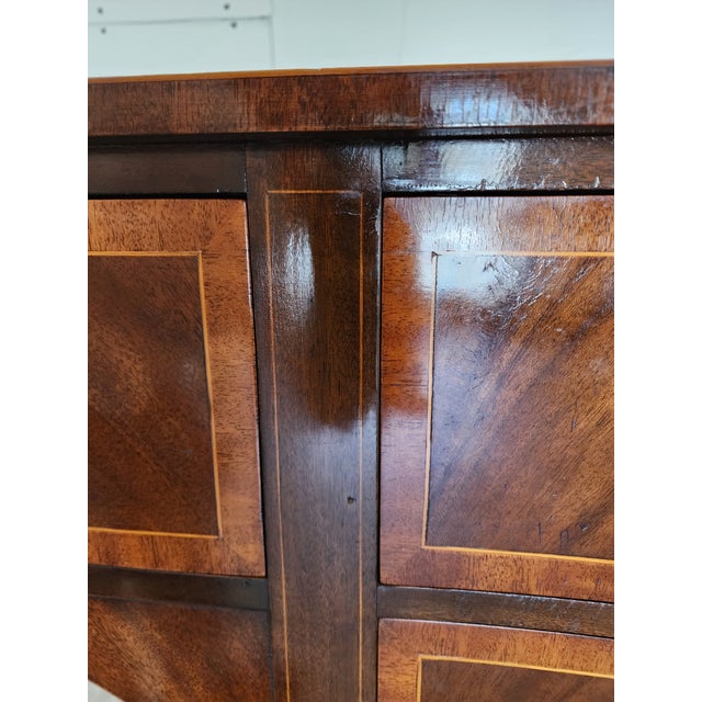 Early 20th Century Georgian Style Inlaid Mahogany Sideboard For Sale - Image 11 of 18