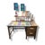 Vintage Oak School Desk with Drawers For Sale - Image 4 of 9