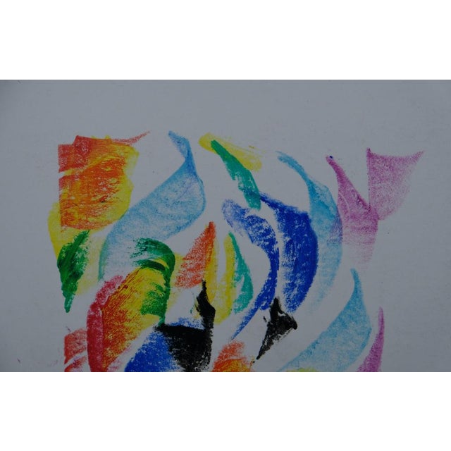 Françoise Galle, Abstract Transcendence, 1940, Pastel on Paper For Sale - Image 4 of 6