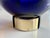 1960s Skultuna Bowl in Cobalt Blue Mouth-Blown Glass and Brass by Michael Kurpatov, 1960s For Sale - Image 5 of 8