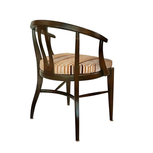Wood 1960s Mid Century Modern Walnut Accent Chairs - a Pair For Sale - Image 7 of 13