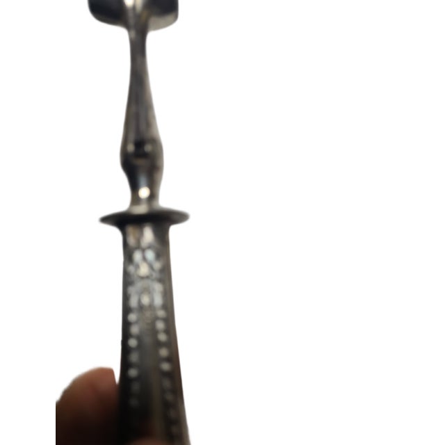 Art Nouveau Silver Fork for Roasted Beef, France, 1900s For Sale - Image 4 of 9