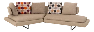 Arne Corner Sofa in Taupe Fabric by Antonio Citterio for B&B Italia / C&B Italia