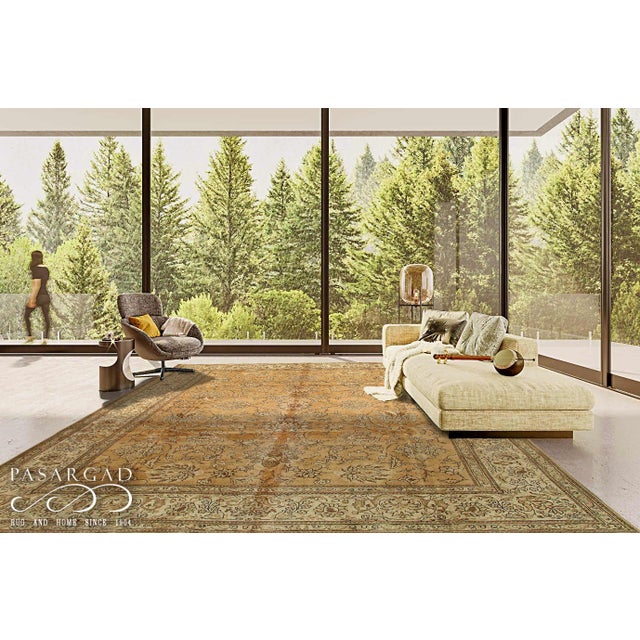 Pasargad DC Antique Handmade Rug For Sale - Image 4 of 4