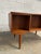 Danish Teak Mid Century Modern Freestanding Desk 1960s Bookshelf Back For Sale - Image 9 of 9