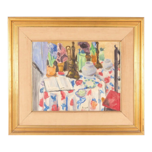 Early 20th Century Impressionist Still Life Interior