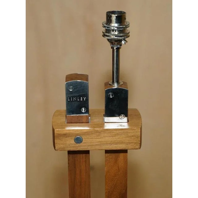 Height-Adjustable Floor Lamp with Chrome Fittings by David Linley For Sale - Image 4 of 13