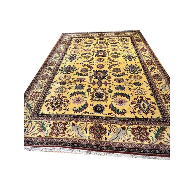 Traditional Pasargad N Y Fine Agra Hand-Knotted Rug - 9'1" X 11'8" For Sale - Image 3 of 11
