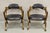 Mid-Century Modern Mid 20th Century Vintage Drexel Esperanto Mid Century Spanish Style Curule Game Chairs - Set of 6 For Sale - Image 3 of 11