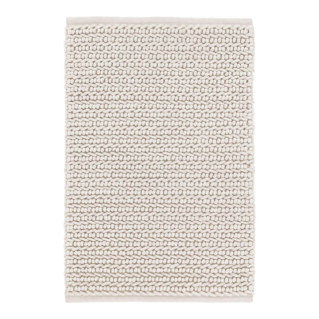 Dash & Albert by Annie Selke Veranda Ivory Indoor/Outdoor Rug, 2' x 3' For Sale