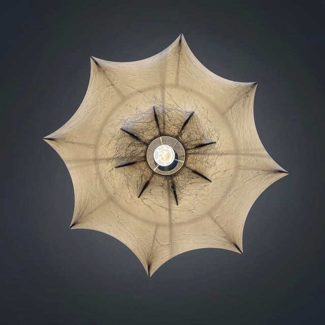 Italian Cocoon Chandelier Viscontea by Achille and Pier Giacomo Castiglioni for Flos, 1960s For Sale - Image 13 of 15