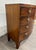 Mid 19th Century Antique Federal Hepplewhite Style Bowfront Mahogany Chest Dresser For Sale - Image 5 of 11
