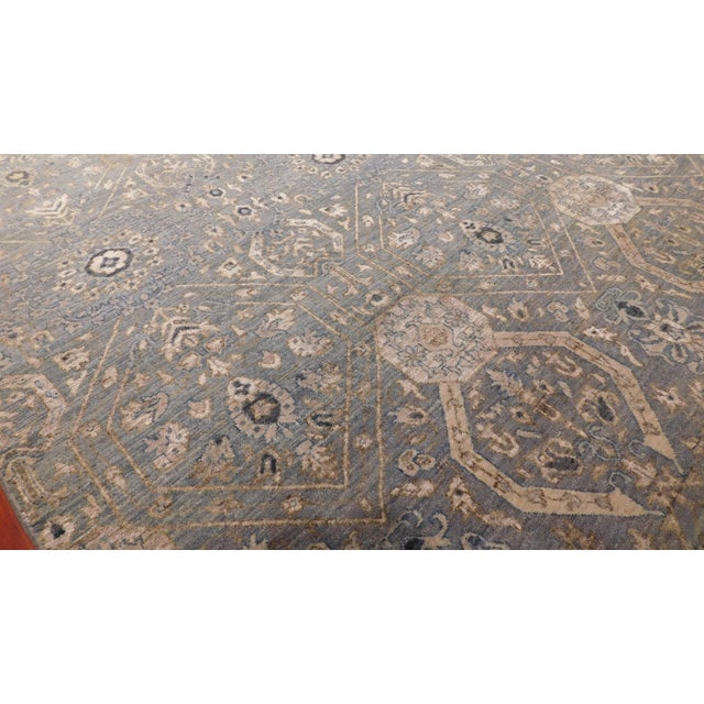 Farahan Wool Rug - 6' x 9' For Sale - Image 9 of 10