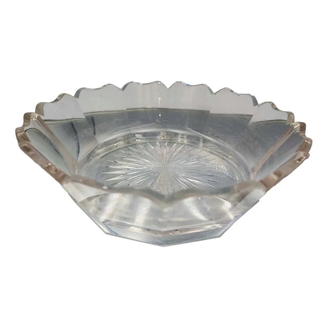 Art Deco Glass Plate, 1920s For Sale