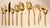 Mid-Century Hollywood Regency Gold Floral Flatware- Set of 72 For Sale - Image 10 of 18
