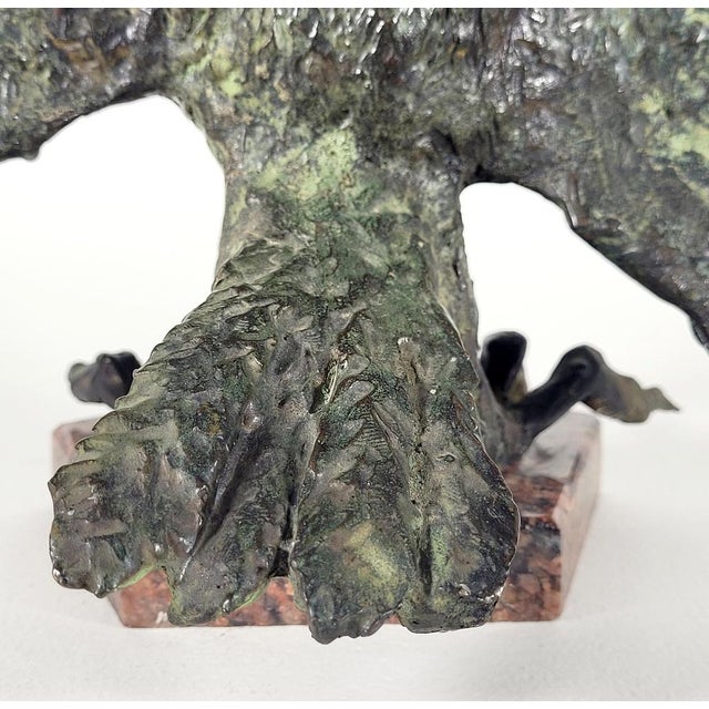 Green Late 20th Century Chimera I Bronze by T. Ganar For Sale - Image 8 of 10