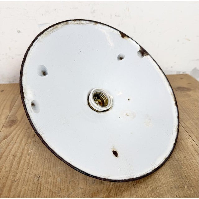 Industrial Black Enamel Light, 1930s For Sale - Image 14 of 17