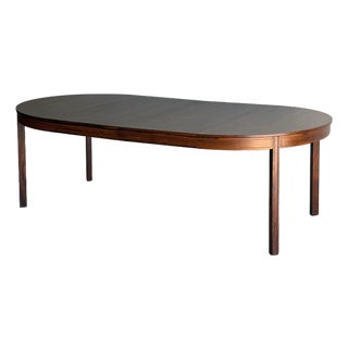 Bertil Fridhagen for Bodafors Extendable Dining Table With Two Leaves Rosewood Swedish Mid-Century Modern 1960s For Sale