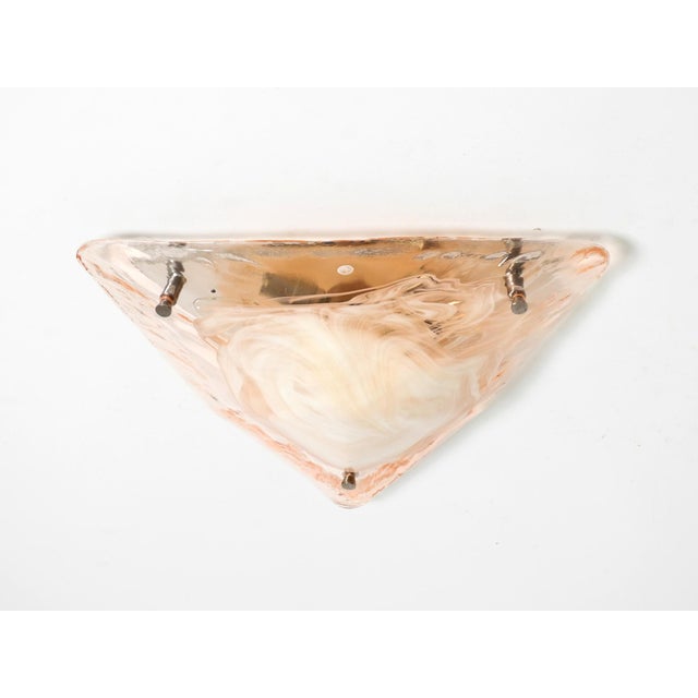 1970s Large Triangular Murano Glass Ceiling Light from La Murrina, 1970s For Sale - Image 5 of 18