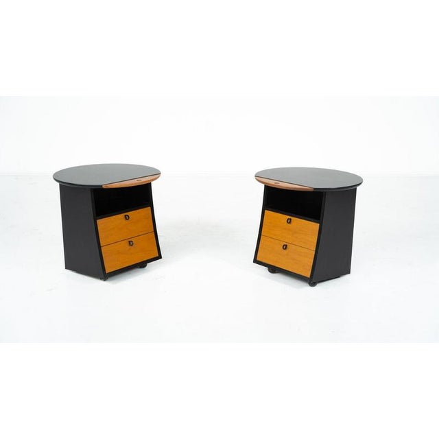 Nightstands by Umberto Asnago for Giorgetti, Italy, 1990s, Set of 2 For Sale - Image 13 of 14