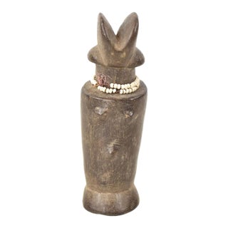 Early 20th Century Nyamwezi Miniature Wood Figure Tanzania For Sale