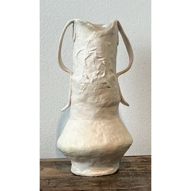 Vintage Original Studio Pottery Vase For Sale - Image 12 of 12