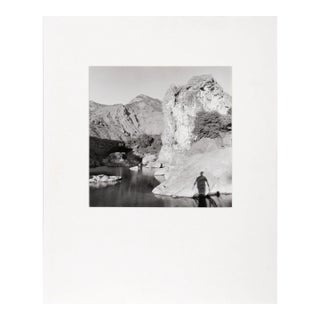 Mountain Lake - Black and White Figurative - Landscape Photography by Bill Clark For Sale