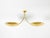 Rare and elegant mid-century modern ceiling lamp model “duan” designed by florian schulz, germany 1970s. featuring...