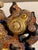 Japanese Taisho Period Cobalt Blue Kutani Foo Dogs Shishi / Temple Lions For Sale - Image 14 of 17
