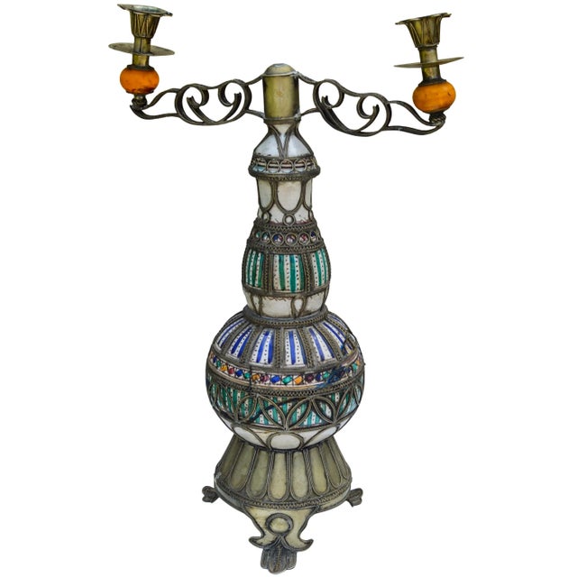 Antique Moorish Candleholders For Sale - Image 11 of 11