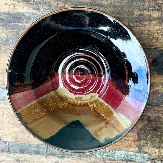Vintage Original Studio Pottery Bowl For Sale - Image 9 of 12