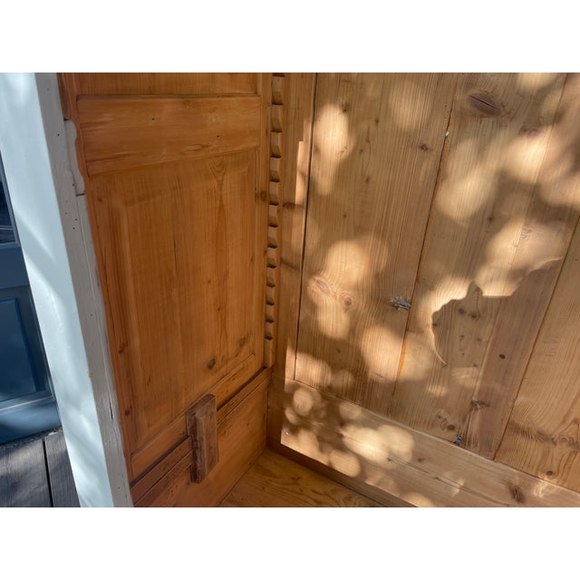 Antique Wardrobe in Fir, 1890s For Sale - Image 13 of 18