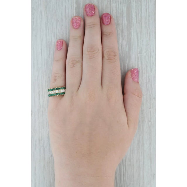 Gemstone Information: - Natural Emeralds - Total Carats - 1.20ctw Cut - Round Color - Green Treatment - Oiled - Natural...