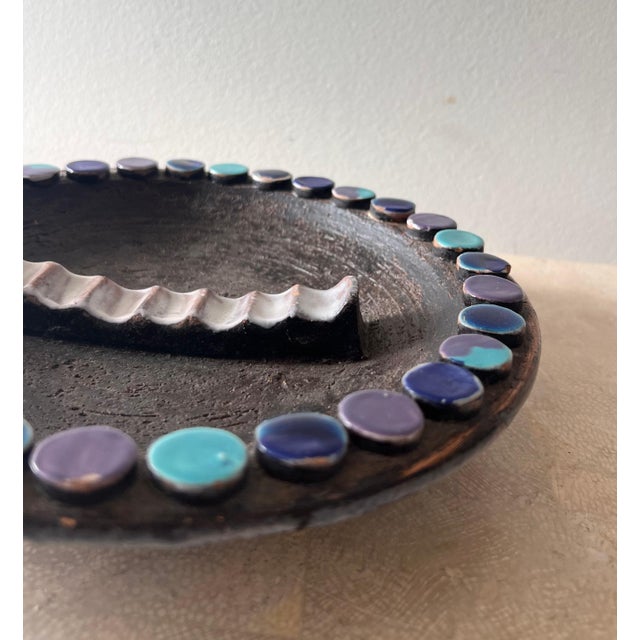 Ceramic Monumental Ceramic Ashtray by Aldo Londi for Bitossi, Italy 1960s For Sale - Image 7 of 12