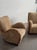 Art Deco Danish Art Deco Easy Chairs in Sheepskin, Pair, c. 1940 For Sale - Image 3 of 5