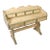 Mid 20th Century Antique Style Hand-Painted Desk With Dragonfly and Ivy Motifs For Sale