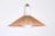Pendant in Opal Glass, Lamellar Aspen Wood and Brass by Paavo Tynell for Idman, 1950s For Sale - Image 4 of 11