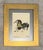 Nasser Ovissi (American-Iranian, b. 1934), Sea Horse. Mixed-media work on paper depicting a highly stylized horse, one of...