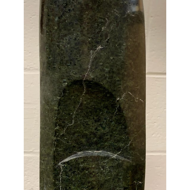 1950s 1957 Green Marble Sculpture Stanley Lewis For Sale - Image 5 of 12