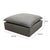 Cali Slate Performance Fabric Ottoman For Sale - Image 4 of 7